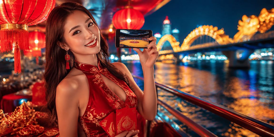 Người dùng Đà Nẵng theo dõi cá cược thể thao dưới ánh đèn lồng