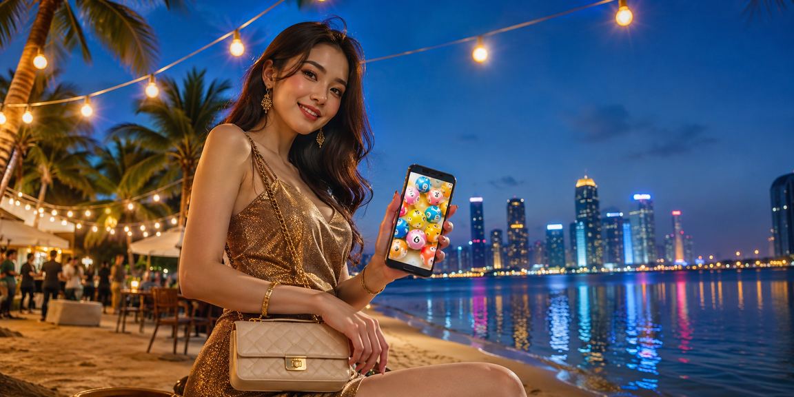 Người dùng Phú Quốc tham gia xổ số và cá cược trên bãi biển